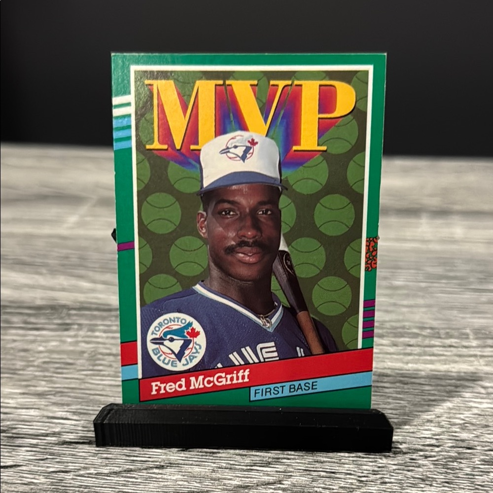 MLB | Donruss #389: Toronto Blue Jays (MVP): Fred McGriff (1990) - Vintage Card